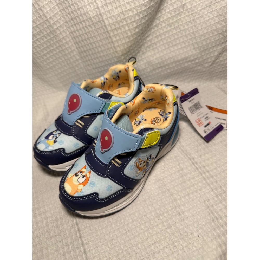 Ground Up Bluey Kids Sneakers Blue Bingo Athletic Shoes ECBY5072 Size 11 NEW